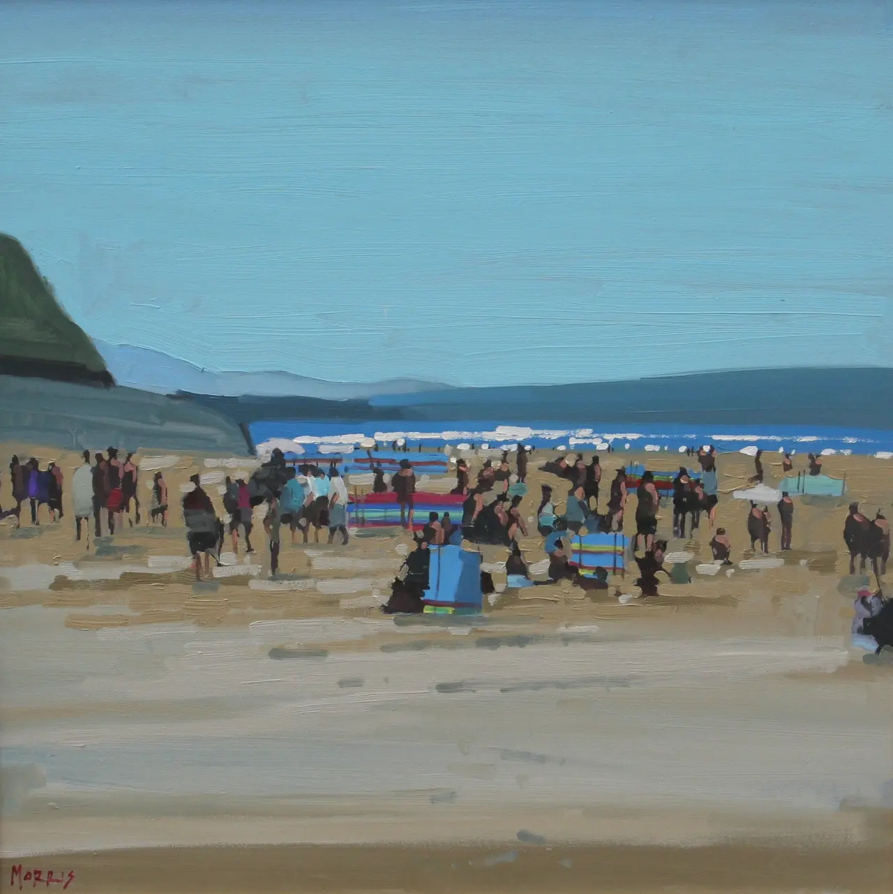 John Morris - august, ballybunion beach